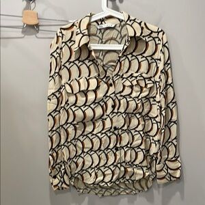 Zara Geometric Patterned Blouse